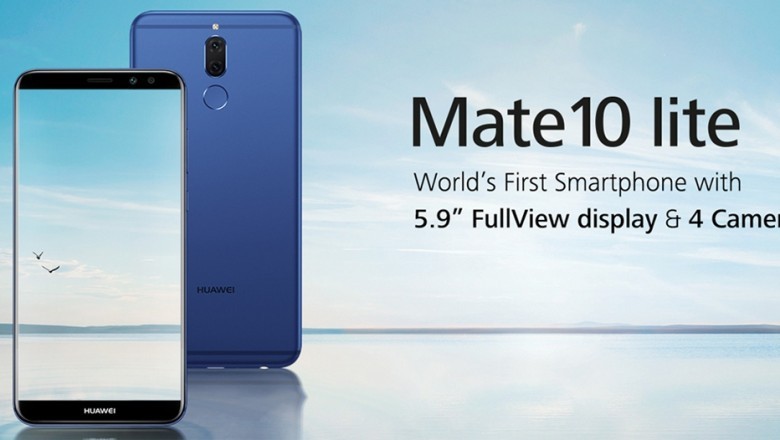 Huawei Mate 10 Lite Dual Sim - 64 GB, 4 GB Ram, 4G LTE, Gold, Rhone-L21