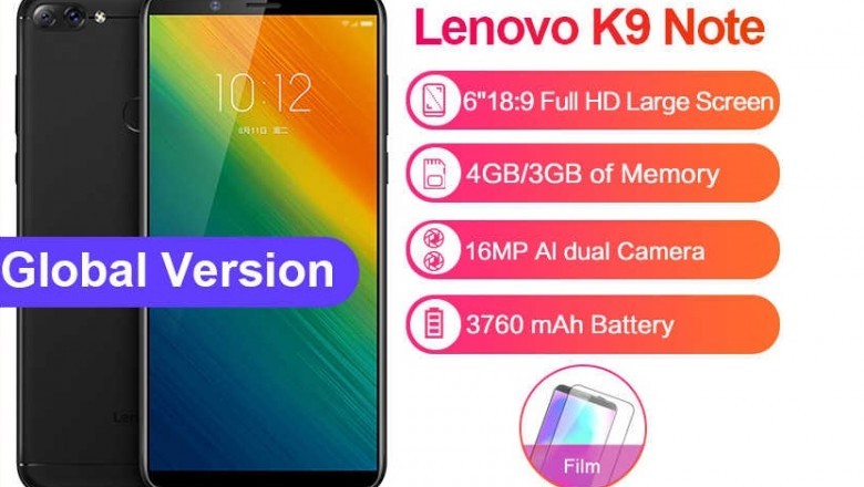 Lenovo K9 Note Dual SIM - 64GB