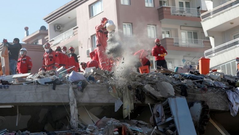 Turkish rescue workers search for survivors in quake; death toll rises to 27