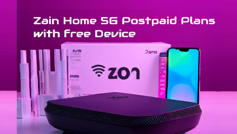 Zain Home 5G Postpaid Plans with free Device