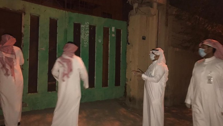 Raids on dozens of foreign workers' residential centers