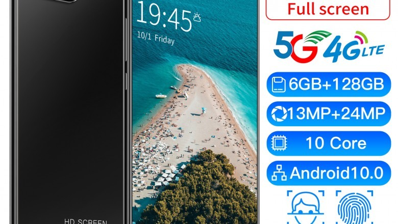 i12pro 6.1 Inch HD Full Screen Mobile Phone 6GB RAM 128GB ROM