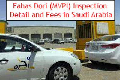 Fahas Dori (MVPI) Inspection Detail and Fees in Saudi Arabia