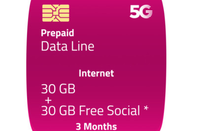 Zain Prepaid Data 30 GB + 30 GB Free Social (3 Months)