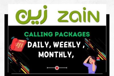 Zain Local Calling Package  Daily, Weekly, or Monthly local Minutes