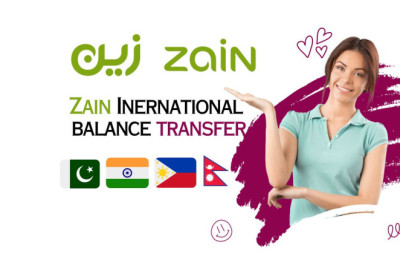 Zain international balance transfer Pakistan, india, philippine, Nepal