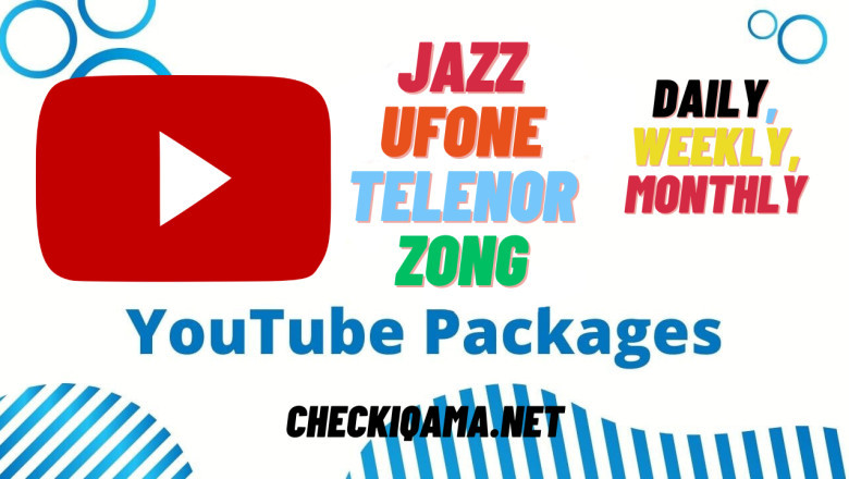 Youtube packages in Pakistan Jazz, Ufone, Telenor, Zong
