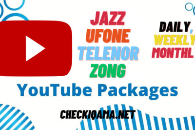 Youtube packages in Pakistan Jazz, Ufone, Telenor, Zong