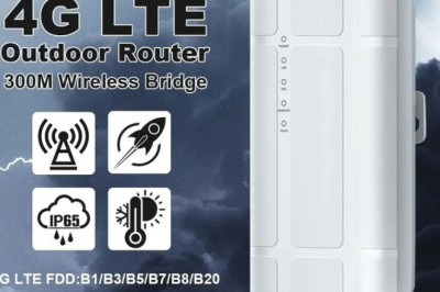 Outdoor Wifi Router Waterproof Modem 4G  SIM Card  Lte Router 24V POE Power32 User